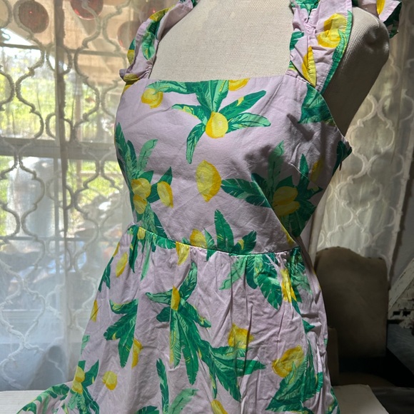 J. Crew Lemon Print High Low Dress - Picture 4 of 12